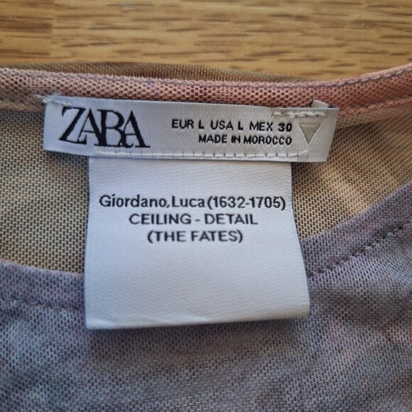 NWOT Printed mesh long sleeve bodysuit - Picture 4 of 7